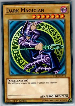 Dark Magician LDK2-ENY10 Legendary Decks II - Yu Gi Oh Card - NM - Image 1