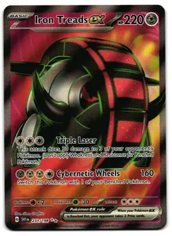 Iron Treads EX 233/198 - Scarlet & Violet Holo Ultra Rare Pokemon TCG - NM Card - Image 1
