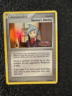 Pokemon Card Steven’s Advice 83/108 Reverse Holo Ex Power Keepers STAMPED - Image 1