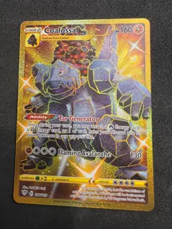 Coalossal 198/189 Secret Rare Darkness Ablaze Pokemon Holo 2020 - Image 1