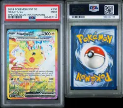2024 Pokemon Sturmische Funken Pikachu EX PSA 9 Mint #238 Deutsch - Image 1