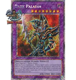 Yugioh! 1x Dark Paladin RA03-EN126 Platinum Secret Rare 1st Ed NM - Image 1