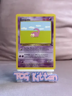 Slowpoke - 55/62 - Fossil Unlimited - Common - WOTC - Pokemon - LP - TCGKITTEN - Image 1