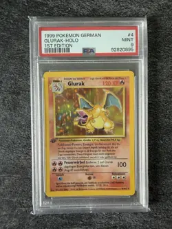 Pokemon - Glurak Base Set 1st Edition - PSA 9 Holo Charizard - Image 1