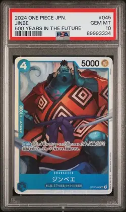 OP07-045 One Piece CCG JINBE PSA 10 500 Years in the Future SR Rare Japanese - Image 1