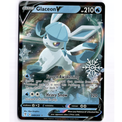 Glaceon V Holiday Calendar Ultra Rare Holo 040/203 Misc. Cards & Products LP - Image 1