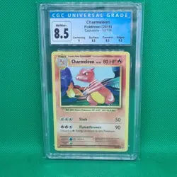 CGC 8.5 Pokemon TCG Card Charmeleon XY Evolutions 2016 Non Holo 10/108 UNCOMMON - Image 1