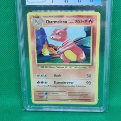 CGC 8.5 Pokemon TCG Card Charmeleon XY Evolutions 2016 Non Holo 10/108 UNCOMMON - Image 2