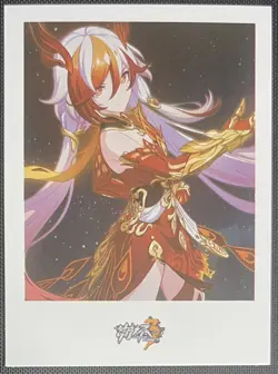 Honkai Impact 3rd Fu Hua Anime Polaroid Doujin Card v1 - Image 1
