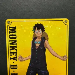 S7275 Toyota x One Piece Film Gold Monkey D. Luffy Promo Holo Card 2016 YJ11 - Image 2