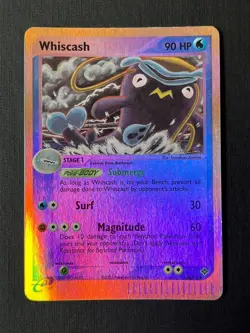 2003 Whiscash 48/97 Reverse Holo Pokemon Card - Dragon Set - Image 2