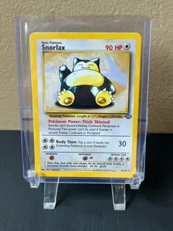 1999 Snorlax 27/64 Rare Pokemon Card - Jungle Set - Image 1