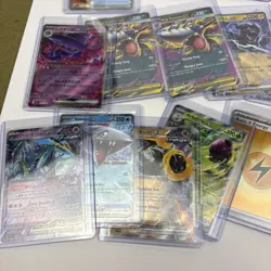 Pokemon Card Lot 42 ex V Ultra Rare Holo Cards Scarlet Violet Modern NM - Image 4