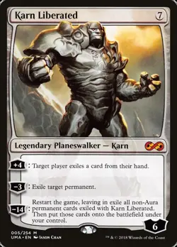 MTG Ultimate Uasters UMA Karn Liberated MINT - Image 1