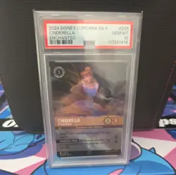 Cinderella - Melody Weaver (Enchanted) 205/204 Ursula's Return Holo PSA 10 - Image 2