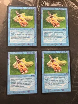*** ARABIAN NIGHTS Fishliver Oil (Dark) x4 *** NM-Mint! - DUTY PAID - Magic MtG - Image 1