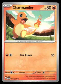 Charmander 020/217 - Ascended Heroes - Common NM - Image 1