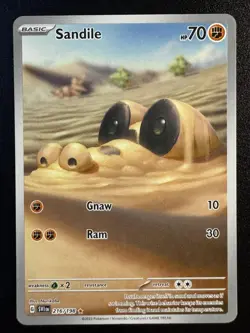 Sandile 216/198 - Illustration Rare - Scarlet & Violet NM - Image 1