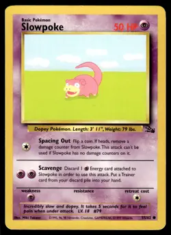 Slowpoke 55/62 - Fossil - Unlimited Common HP - Image 1