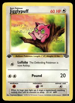 Jigglypuff 54/64 - Jungle - 1st Edition Common LP - Image 1