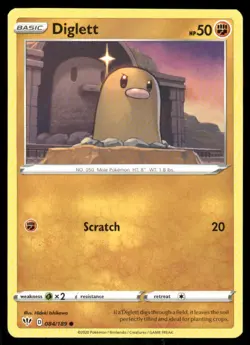 Diglett 084/189 - Darkness Ablaze - Common MP - Image 1