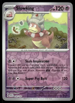 Slowking 58/142 - Stellar Crown - Reverse Holo Uncommon NM - Image 1
