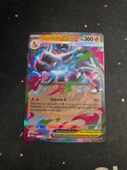 Mega Charizard X ex 013/094 Double Rare Phantasmal Flames Pokemon NM - Image 1