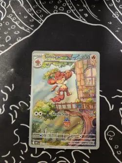 Simisear IR Illustration Pokemon White Flare Holo Card 100/086 NM/M Condition - Image 2