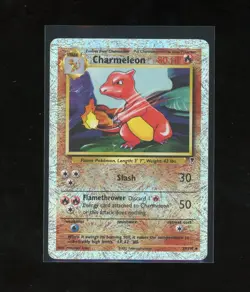 2002 Pokemon Legendary Collection Charmeleon 37/110 Reverse Holo Foil WOTC - Image 1