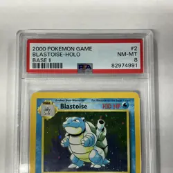 2000 POKEMON BASE SET 2 #2 BLASTOISE-HOLO PSA 8 - Image 4