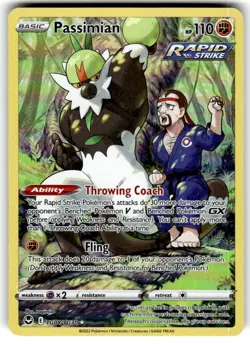 2022 Pokemon Silver Tempest Trainer Gallery Passimian #TG08/TG30 - Image 1