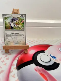 Indeedee 153/198 NON HOLO RARE Scarlet & Violet Base Set PROMO Pokemon TCG - Image 2