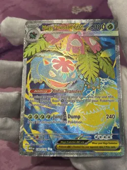 Pokemon TCG Mega Venusaur ex 155/132 Mega Evolution Full Art Holo NM - Image 4