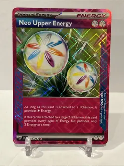 Neo Upper Energy Temporal Forces (TEF)162/162 ACE SPEC Rare Pokemon TCG - Image 1