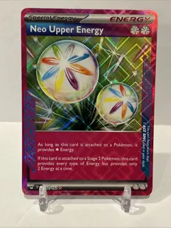 Neo Upper Energy Temporal Forces (TEF)162/162 ACE SPEC Rare Pokemon TCG - Image 2