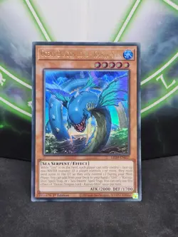 Yugioh Ocean Dragon Lord - Kairyu-Shin LED9-EN017 Ultra Rare 1st Edition NM - Image 1