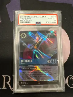 2024 DISNEY LORCANA EN 4-URSULA'S RETURN ENCHANTED THE QUEEN - DIVINER PSA 10 - Image 1