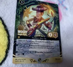 Woody Jungle Guide Promo 53/P3 Disney Lorcana Set Championships Mint - Image 2