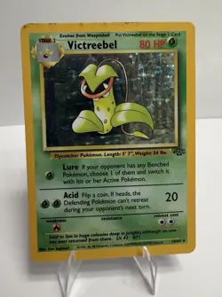 1999 Pokemon Victreebel Jungle Set 14/64 Holo Card – MP - Image 1