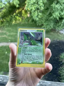 Pokemon TCG EX Sandstorm Cacturne Holo Rare Card 2/100 LP+ Condition - Image 1