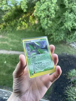 Pokemon TCG EX Sandstorm Cacturne Holo Rare Card 2/100 LP+ Condition - Image 2