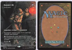 Donnie's Bo - Shadowspear (Borderless) 17 Teenage Mutant Ninja Turtles MTG NM - Image 3