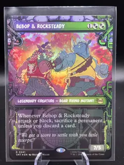 MTG Teenage Mutant Ninja Turtles Bebop & Rocksteady (Showcase) (R) (Foil) - Image 1