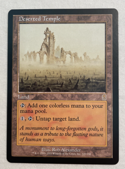 1x Deserted Temple Odyssey MTG Magic the Gathering NM - Image 1
