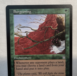 1x Burgeoning Stronghold MTG Magic the Gathering NM - Image 2