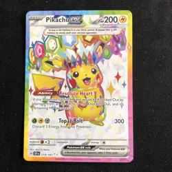 Pokemon Pikachu EX 219/191 Surging Sparks Holo Ultra Rare - Image 1