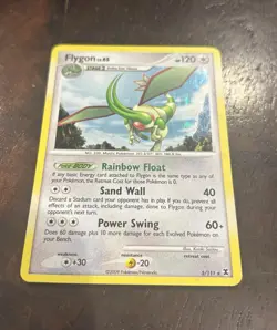 Pokemon Flygon Rising Rivals 5/111 Holo Rare Stage 2 120 HP English Card - Image 1