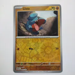 Pokemon TCG Paradox Rift Gible 94/182 Reverse Holo - Image 1