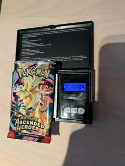 Ascended Heroes Booster Pack VERY HEAVY 22.85++ gram! Possible god packU 22.85g - Image 1