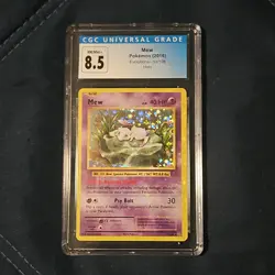 The Pokemon Company 2016 Pokemon TCG Mew Evolutions Holo 53/108 CGC 8.5 - Image 1